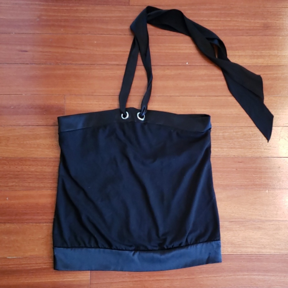 Bebe black halter top. Size medium